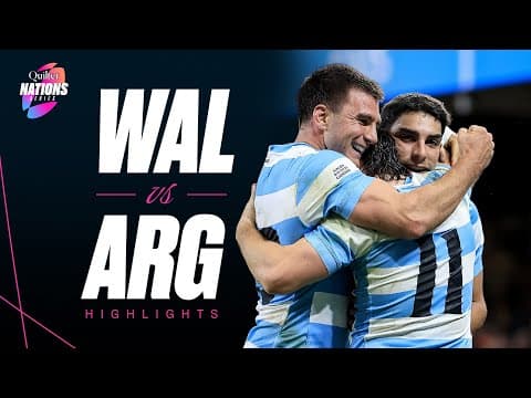HIGHLIGHTS | Wales vs Argentina