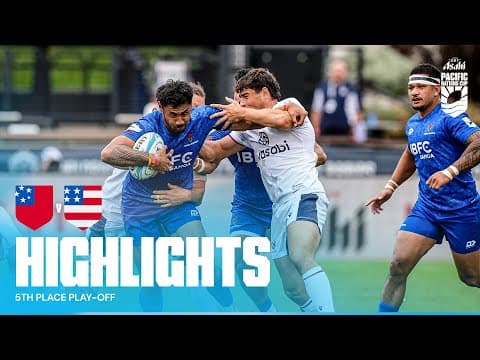 Men's World Cup qualifier! | Samoa v USA | Asahi Super Dry Pacific Nations Cup | Match Highlights