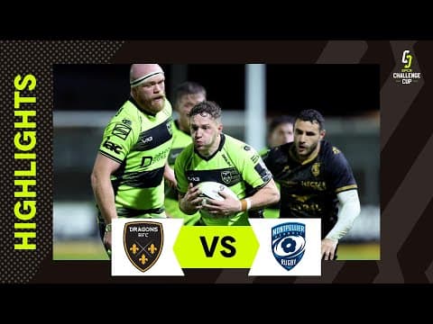 Dragons 14 - 18 Montpellier