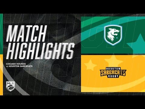 HIGHLIGHTS | Chicago Hounds vs Houston SaberCats