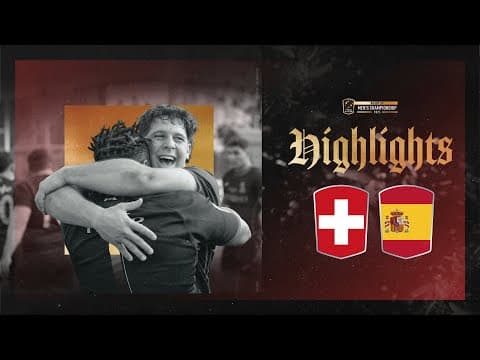 Switzerland v Spain | Highlights | REC25