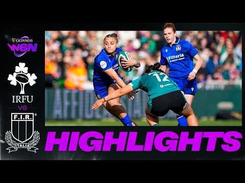 HIGHLIGHTS | Ireland Women vs Italy Women
