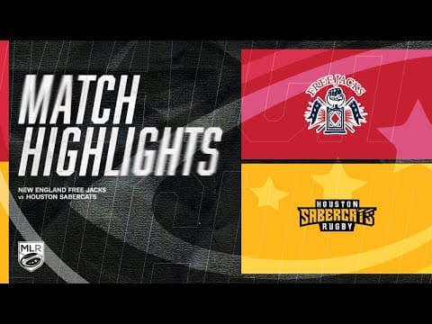 HIGHLIGHTS | New England Free Jacks vs Houston SaberCats
