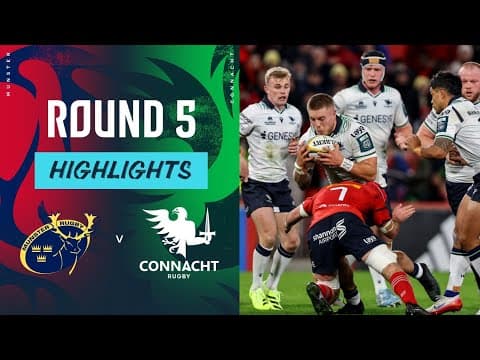 HIGHLIGHTS | Munster Rugby vs Connacht Rugby