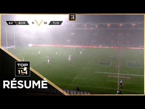 Bordeaux Bègles 21 - 17 Toulon