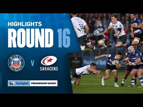 Bath Rugby 12-15 Saracens