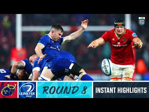 United Rugby Championship: Munster vs Leinster