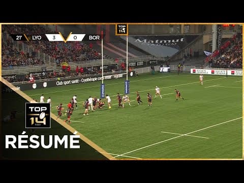 Lyon Olympique Universitaire 27-10 Union Bordeaux Bègles