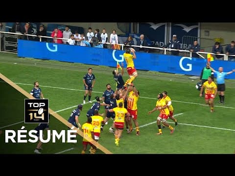 TOP 14 Saison 2023 2024 J22 - Résumé Montpellier Hérault Rugby - USA Perpignan