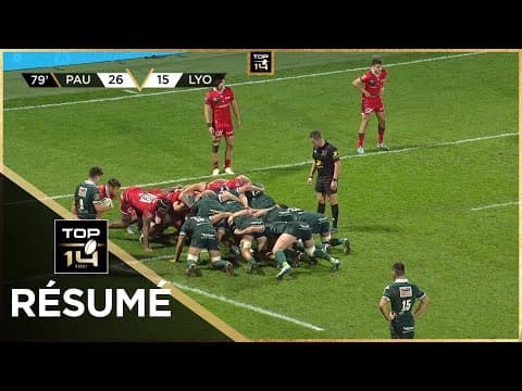Section Paloise 29-15 Lyon Olympique Universitaire