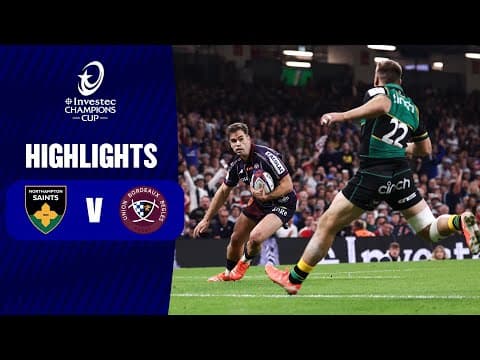Northampton 20 - 28 Bordeaux Bègles