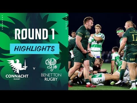 HIGHLIGHTS | Connacht Rugby vs Benetton Treviso