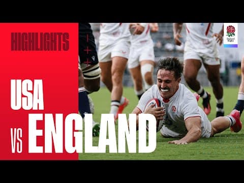 Lightning strikes & electric rugby! | USA v England highlights