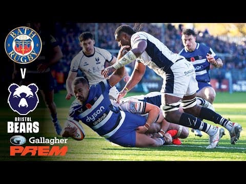 HIGHLIGHTS | Bath Rugby vs Bristol Bears