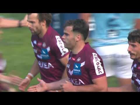 TOP 14 - Essai de Damian PENAUD (UBB) - USA Perpignan - Union Bordeaux-Bègles