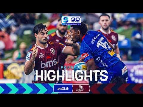 HIGHLIGHTS | Fijian Drua vs Queensland Reds