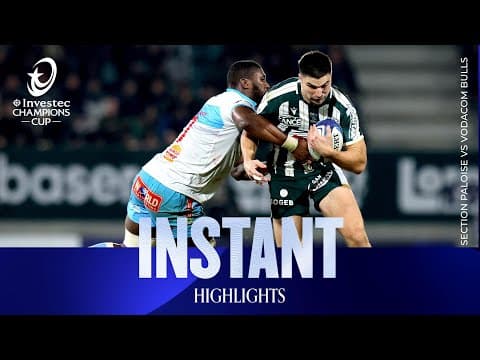 HIGHLIGHTS | Section Paloise vs Vodacom Bulls