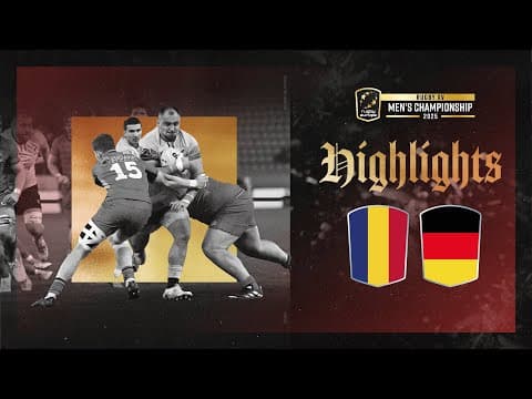 Romania v Germany | Highlights | REC 25