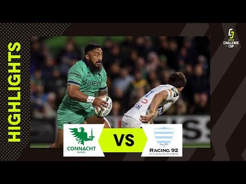 Connacht 40 - 43 Racing 92