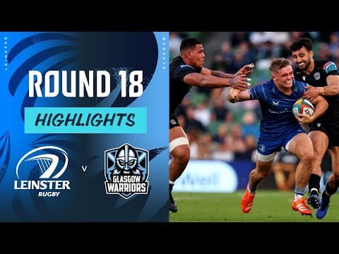 Leinster 13 - 5 Glasgow