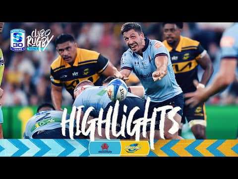 HIGHLIGHTS | Waratahs vs Hurricanes