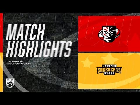 HIGHLIGHTS | Utah Warriors vs Houston SaberCats