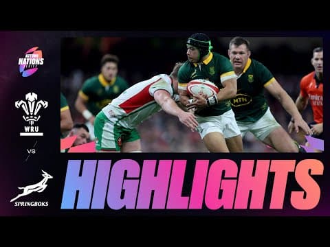 Wales 12 - 45 South Africa