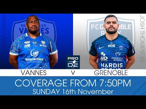 SUNDAY NIGHT LIGHTS! | LIVE PRO D2 | Vannes v Genoble