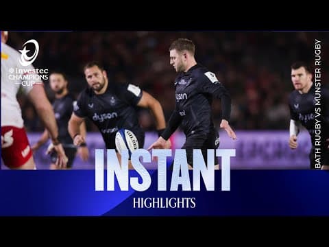 HIGHLIGHTS | Bath Rugby vs Munster Rugby