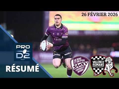 HIGHLIGHTS | Soyaux-Angoulême XV vs Valence Romans Drôme