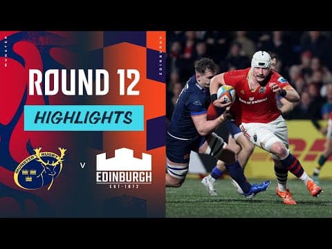 Munster 28 - 34 Edinburgh