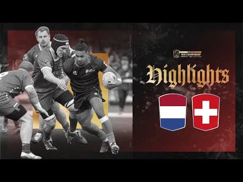 Netherlands v Switzerland | Highlights | REC 25