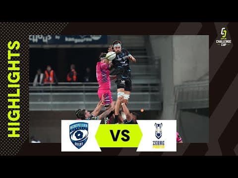 HIGHLIGHTS | Montpellier Hérault Rugby vs Zebre Rugby