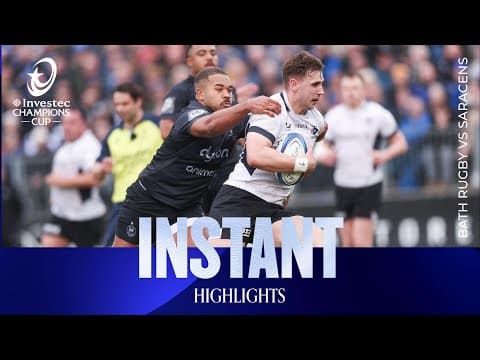 HIGHLIGHTS | Bath Rugby vs Saracens