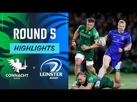 Connacht Rugby 12-33 Leinster Rugby