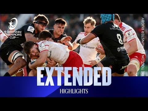 HIGHLIGHTS | RC Toulon vs Munster Rugby