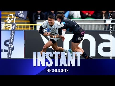HIGHLIGHTS | Glasgow Warriors vs RC Toulon