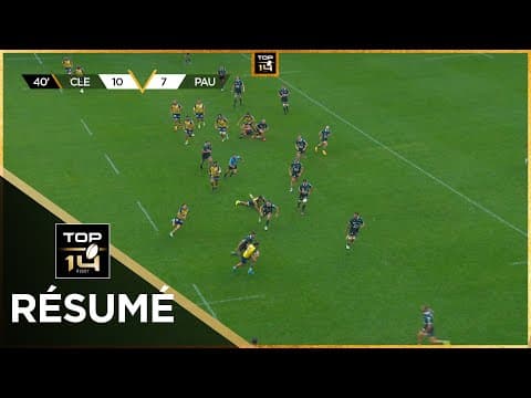 TOP 14 Saison 2024-2025 J01 - Résumé ASM Clermont - Section Paloise