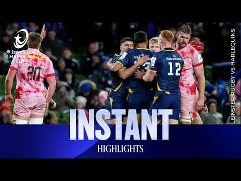 HIGHLIGHTS | Leinster Rugby vs Harlequins