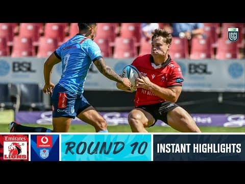 Emirates Lions v Vodacom Bulls | Instant Highlights | Round 10 | URC 2023/24