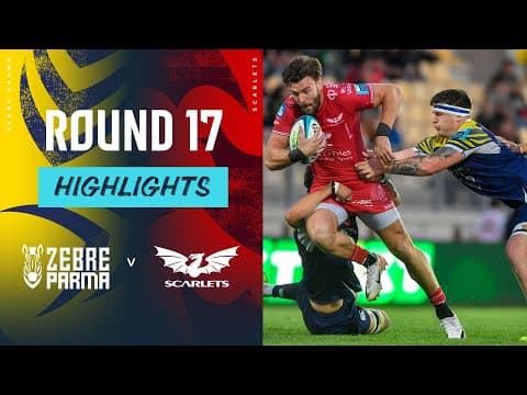 Zebre Parma v Scarlets | Instant Highlights | Round 17 | URC 2023/24