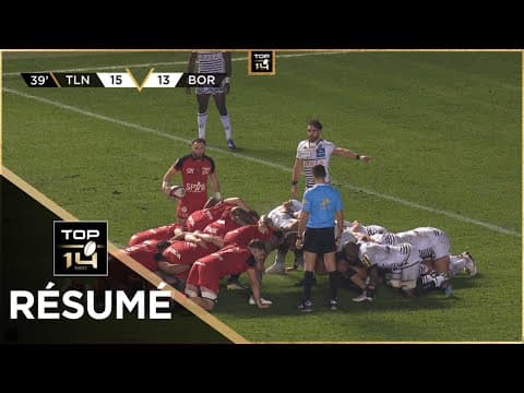 RC Toulon 32-37 Union Bordeaux Bègles