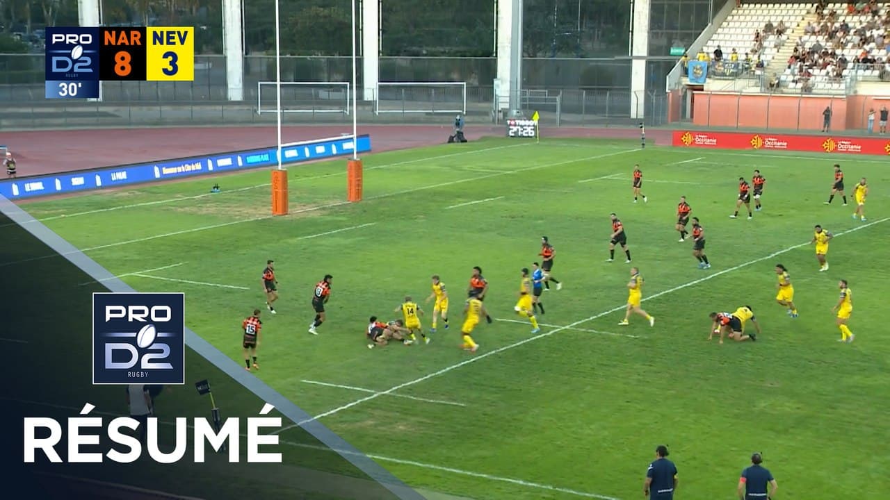 PRO D2 Saison 2026-2027 J02 - Résumé RC Narbonnais - USON Nevers