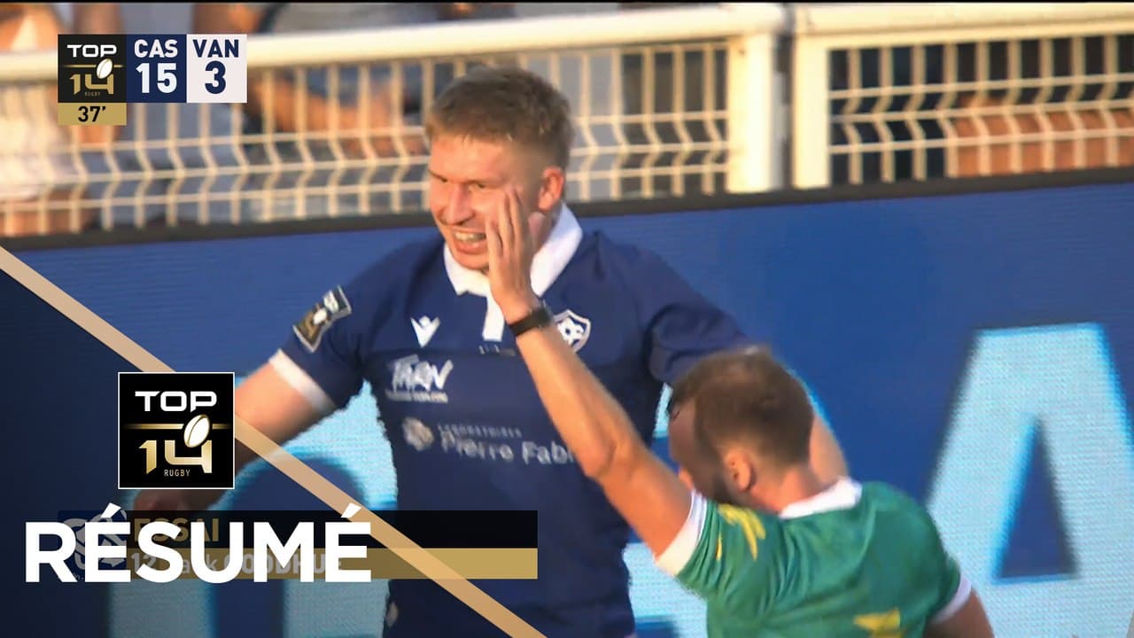 TOP 14 Saison 2026-2027 - J01 - Résumé Castres Olympique - RC Vannes