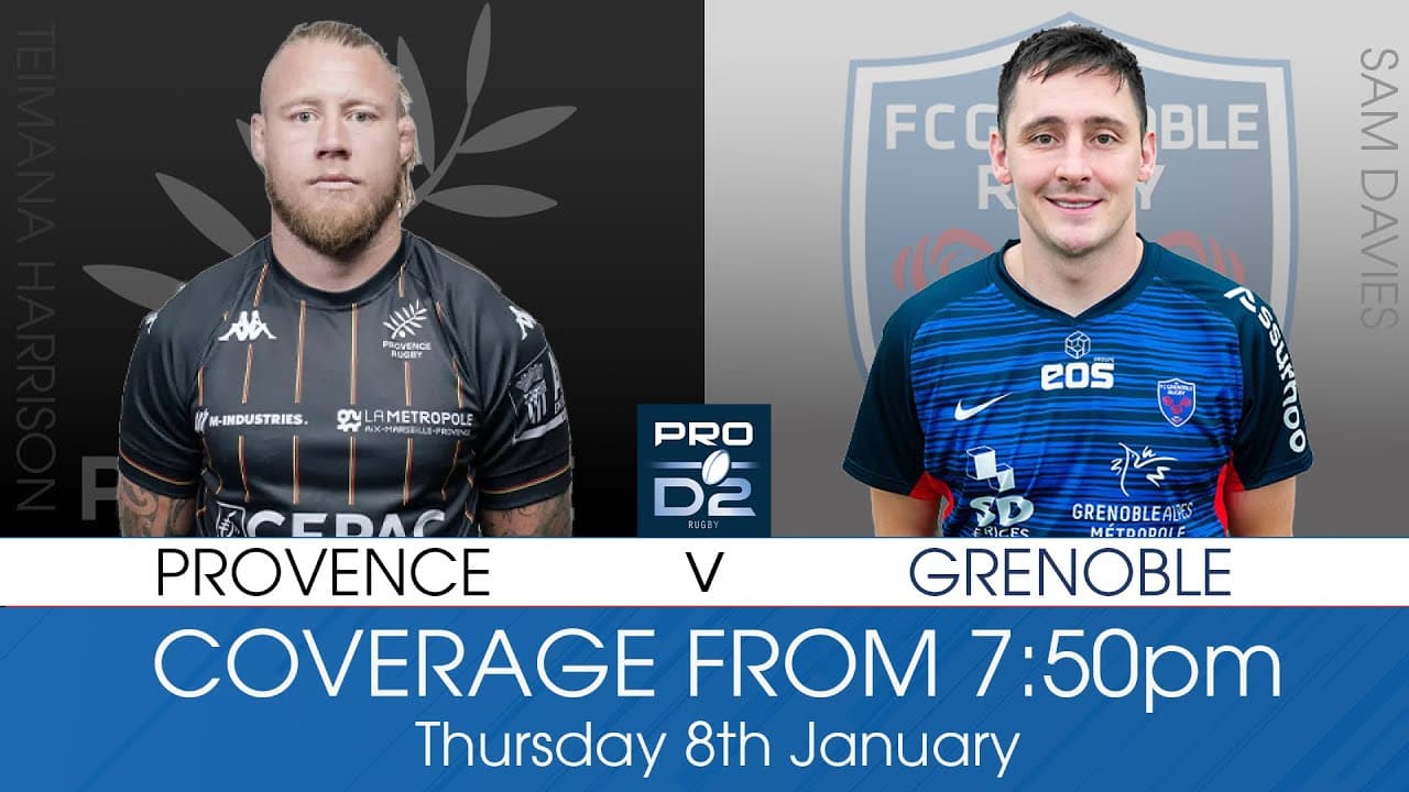 Pro D2 Round 16 Preview - Thursday Night Lights - Provence vs Grenoble