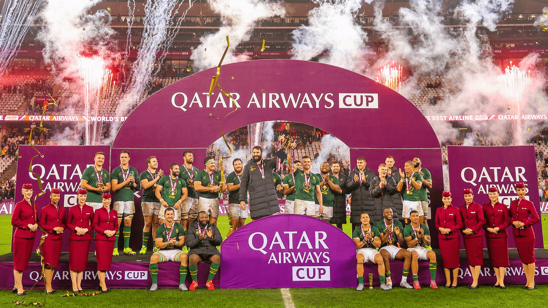 Springboks Overpower Barbarians In Qatar Airways Cup 2025